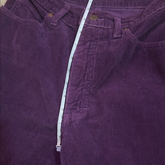 Dark Purple Corduroy Men Pants - Picture 4 of 9